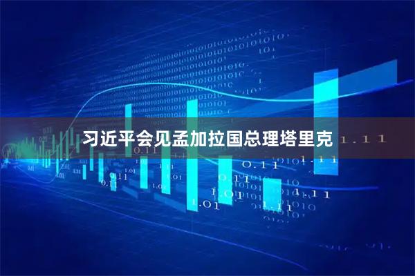 习近平会见孟加拉国总理塔里克